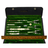 Vintage KEUFFEL & ESSER (K&E) "PARAGON" Mechanical DRAFTING SET 12-Piece + Case!