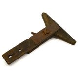 Antique WOODEN SAW VISE Bench Mounted WOOD&IRON Primitive SHARPENING-CLAMP TOOL