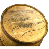 Vintage WOOD BARREL Epsom Salt MERCK & CO. CHEMISTS from HACKETTSTOWN, NJ Rare!!