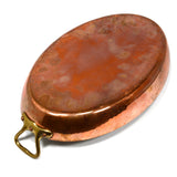 Vintage HAMMERED COPPER AU-GRATIN/FISH PAN by "BRIDGE KITCHENWARE" France 10X16