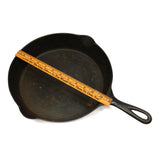 Antique GRISWOLD "ERIE 710C" CAST IRON SKILLET No. 9 Frying Pan HEAT RING Level!
