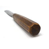 Vintage J ADDIS & SONS 3/4" CARVING GOUGE-CHISEL 5" of Steel OCTAGON WOOD HANDLE
