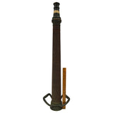 Antique EUREKA FIRE HOSE CO. NOZZLE 30" Wrapped Brass DATED 1905 Superb Patina!