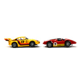 Vintage TYCO SLOT CARS Lot of 2 HO PORSCHE RACE CARS 935 #17 & 908 Long Nose #7