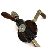 Vintage GOODELL-PRATT No. 677 TWO-SPEED RATCHETING BREAST DRILL Bit Brace c.1923