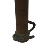 Antique EUREKA FIRE HOSE CO. NOZZLE 30" Wrapped Brass DATED 1905 Superb Patina!