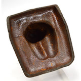 Vintage CAST IRON DOORSTOP Original Paint YAWNING BABY-KID by "M-L CORP" c.1931