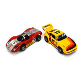Vintage TYCO SLOT CARS Lot of 2 HO PORSCHE RACE CARS 935 #17 & 908 Long Nose #7