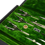 Vintage KEUFFEL & ESSER (K&E) "PARAGON" Mechanical DRAFTING SET 12-Piece + Case!