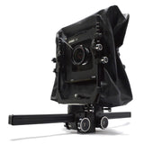 Vintage CAMBO 4X5 MONORAIL CAMERA w/ Wide Angle Bag & Extras! + CUSTOM WOOD CASE