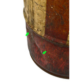 Vintage ESSO "CHASSIS GREASE" DRUM "100 Pounds" Barrel/Can 24"T x 14" dia PATINA