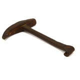 Antique BLACKSMITH MADE IRON "SNOWBALL HAMMER" or "SNOW KNOCKER" Horse/Farm Tool