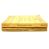 Vintage ARMY TECHNICAL MANUAL Lot of 3 Maintenance Manuals DIESEL ENGINE Rigging
