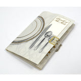 Excellent! LUNCH AT THE RITZ "LET'S MAKE-UP" PIN 'Carte Du Jour' PENDANT Brooch