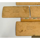 Antique STEREOSCOPE CARD Lot of 8 "UNDERWOOD" STEREOVIEWS Strohmeyer & Wyman WAR