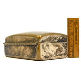 Vintage SILVER & BRASS TRINKET CHEST Desk Box "1950 MID WEEK Jr. Moth" DODGE INC