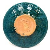 Ancient PERSIAN GLAZED POTTERY PLATE 7-1/4" Turkish TURQUOISE DISH c.12th-14th