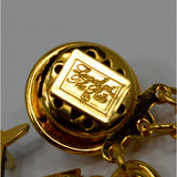 Rare! LUNCH AT THE RITZ "THE WORLD BRUNCH" CHARM BRACELET Eiffel Tower GLOBE ++