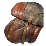 Vintage JOHS. STUBBEN SIEGFRIED 17.5" JUMPING SADDLE Suede Fronts "SEIT 1894..."