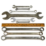 Vintage PLUMB/PLOMB OPEN, BOX-END & COMBINATION WRENCH Lot of 9 Mixed Wrenches!