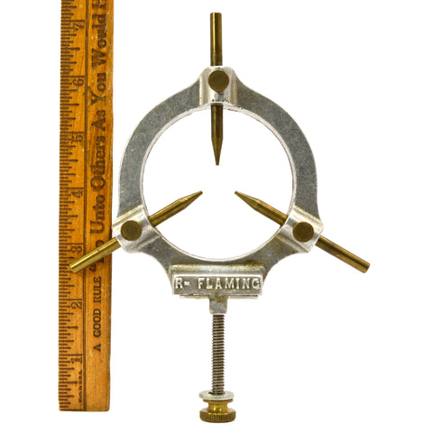 Vintage "R-FLAMING" STEADY REST Watchmaker's LATHE ATTACHMENT TOOL Jeweler RARE!