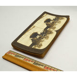 Antique STEREOSCOPE CARD Lot of 8 "UNDERWOOD" STEREOVIEWS Strohmeyer & Wyman WAR