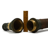 Antique EUREKA FIRE HOSE CO. NOZZLE 30" Wrapped Brass DATED 1905 Superb Patina!