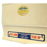 Vintage METAL PAPER TOWEL DISPENSER by CROWN ZELLERBACH Tymatic Towels *NO KEY*