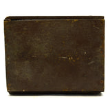 Vintage SPORTCRAFT SHUFFLEBOARD DISC Set of 8 in HOMEMADE WOOD CADDY / CARRIER