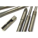 Vintage YANKEE PUSH DRILL/SCREWDRIVER BIT Lot of 7 BITS for STANLEY 30 30A 130 +