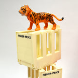 Vintage FISHER-PRICE 'ADVENTURE PEOPLE' Partial SAFARI #304 Jeep CAMPER Animals!