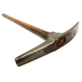 Antique MINER'S PROSPECTING PICK-AXE Gold/Silver MARTIN HARDSOCG Rare Maker! ADZ