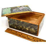 Vintage DISNEY WORLD "SECRET PANEL CHEST" Puzzle Box THE HAUNTED MANSION c.1969