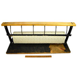 Vintage PAPER DISPENSER CUTTER Butcher/Gift Wrapping + 24" FANCY PAPER ROLL EuC!