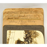 Antique STEREOSCOPE CARD Lot of 8 "UNDERWOOD" STEREOVIEWS Strohmeyer & Wyman WAR