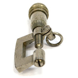 Vintage UNBRANDED MICROMETER Tiny w/ 0-1/2" Range WATCHMAKERS TOOL Keychain Ring