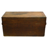 Vintage "TELESCOPE BINOCULARS" Finger-Jointed WOOD BOX by SEIKI SEISAKUSHO Japan