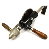 Vintage GOODELL-PRATT No. 677 TWO-SPEED RATCHETING BREAST DRILL Bit Brace c.1923