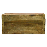 Vintage "TELESCOPE BINOCULARS" Finger-Jointed WOOD BOX by SEIKI SEISAKUSHO Japan