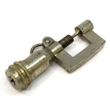 Vintage UNBRANDED MICROMETER Tiny w/ 0-1/2" Range WATCHMAKERS TOOL Keychain Ring