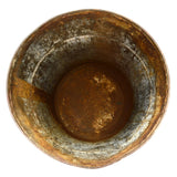 Vintage ESSO "CHASSIS GREASE" DRUM "100 Pounds" Barrel/Can 24"T x 14" dia PATINA