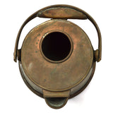 Antique CRUDE COPPER JUG Primitive FRENCH KETTLE Watering Can ODD BUCKET Patina!