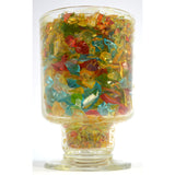 CRUSHED GLASS GOBLET