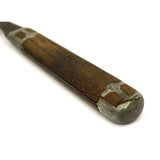 Antique CIVIL WAR ERA FORK Wood & Steel 3-PRONG/TINE Unbranded PRIMITIVE UTENSIL