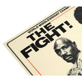 Vintage HAGLER vs HEARNS "THE FIGHT" BOXING POSTER 21x16 Lake Hopatcong, NJ Rare