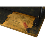 Vintage PAPER DISPENSER CUTTER Butcher/Gift Wrapping + 24" FANCY PAPER ROLL EuC!