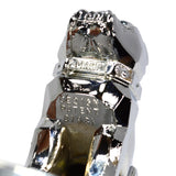 Vintage MACK TRUCKS BULLDOG ASHTRAY Chrome 2 CIGAR RESTS Never Used ORIGINAL BOX