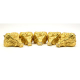 Vintage SOLID BRASS FEET/LEG Lot of 5 Matching QUALITY ORNATE LEGS Very Heavy!!