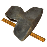 Antique BROAD / HEWING AXE HEAD Very Rare "RAMSEY PATTERN" 7 lbs w/ 11.25" Blade