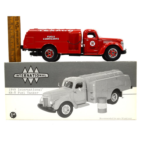 Excellent FIRST GEAR "1949 INTERNATIONAL KB-8 FUEL TANKER" 1:34 Diecast 'TEXACO'